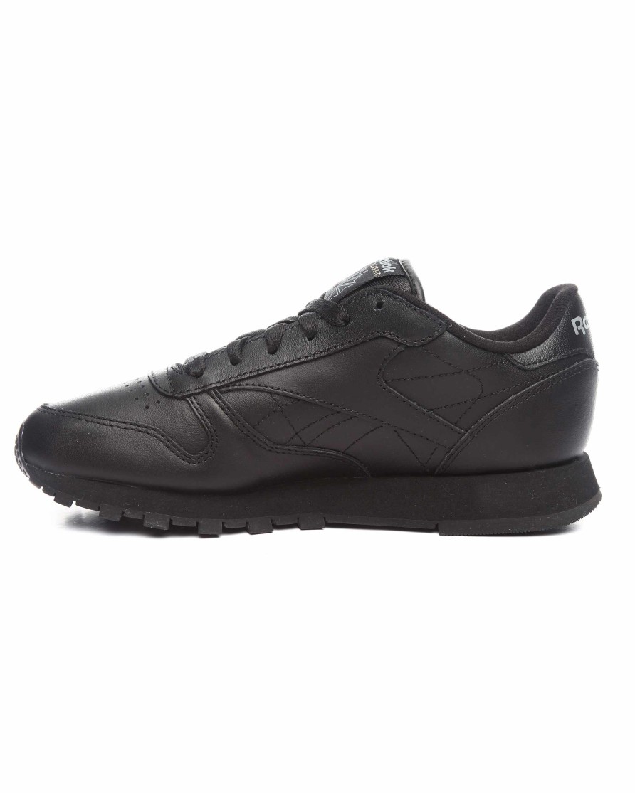 Frauen Reebok Turnschuhe | Klassische Ledersneaker Schwarz