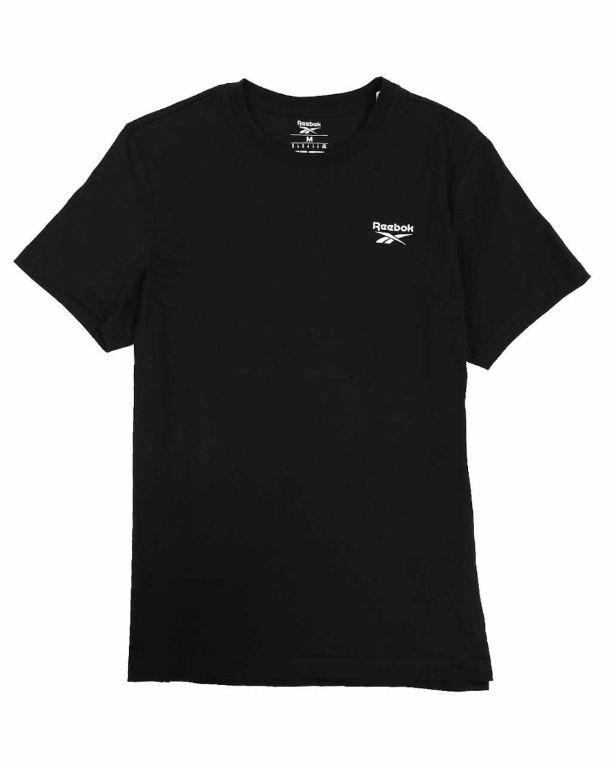 Manner Reebok T-Shirts | Rl-Logo-T-Shirt Auf Der Linken Brust Schwarz