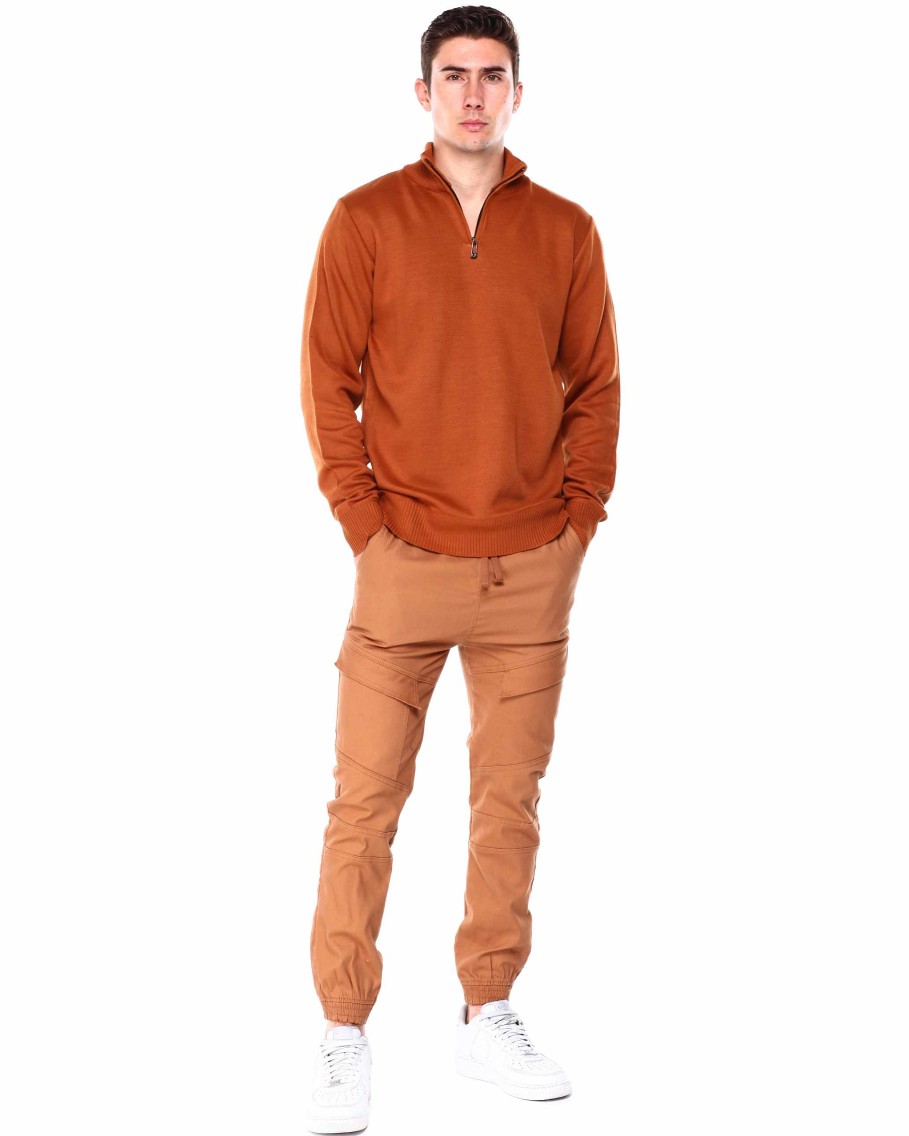 Manner Rocawear Jogger | Joggerhose Aus Twill Zum Schneiden Und Nahen Braunen