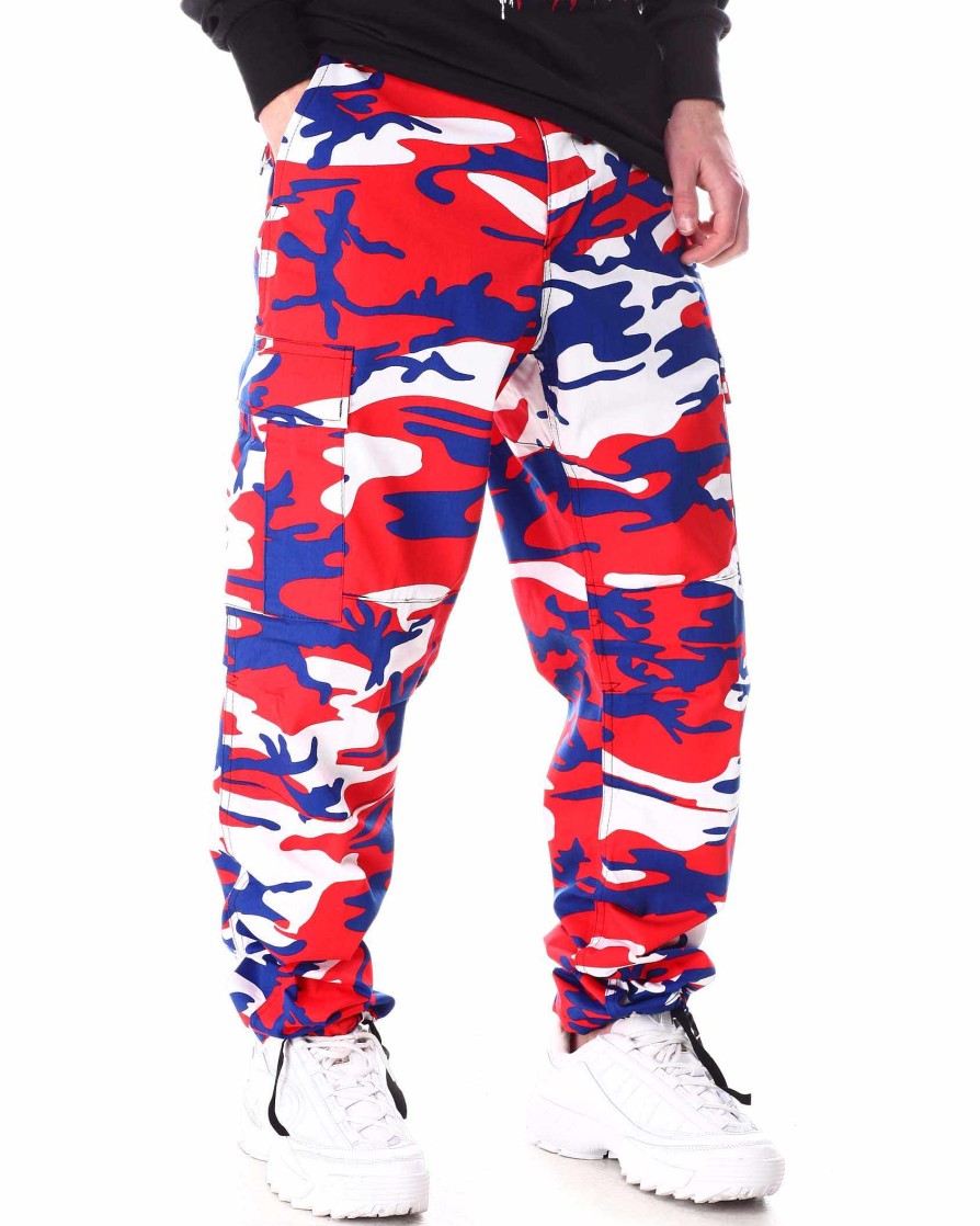 Gros, Gros Rothco Hose | Rothco Color Camo Taktische Bdu-Hose Rot-Blau-Camouflage