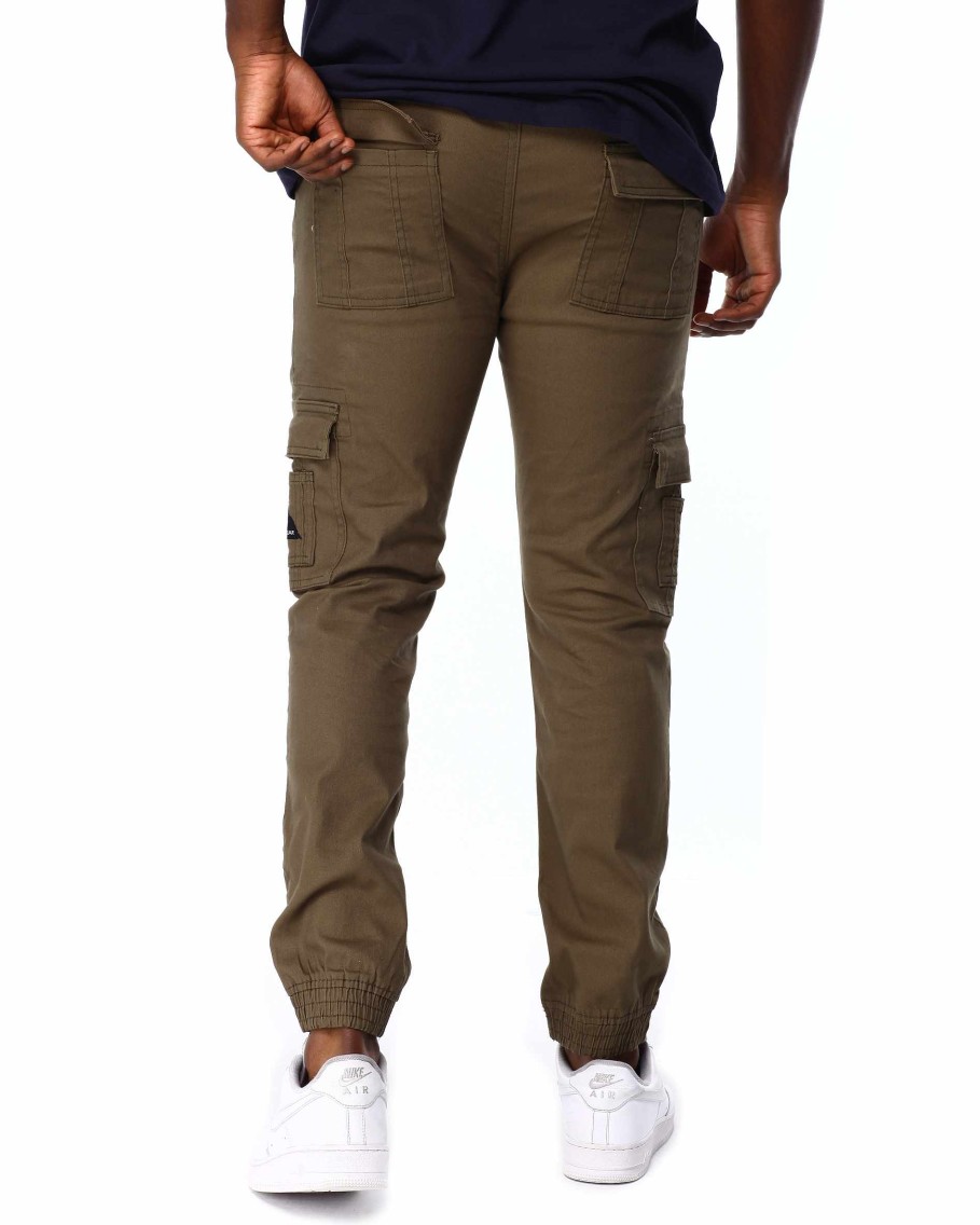 Manner Rocawear Cargohose | Cargo-Twill-Hose Olive