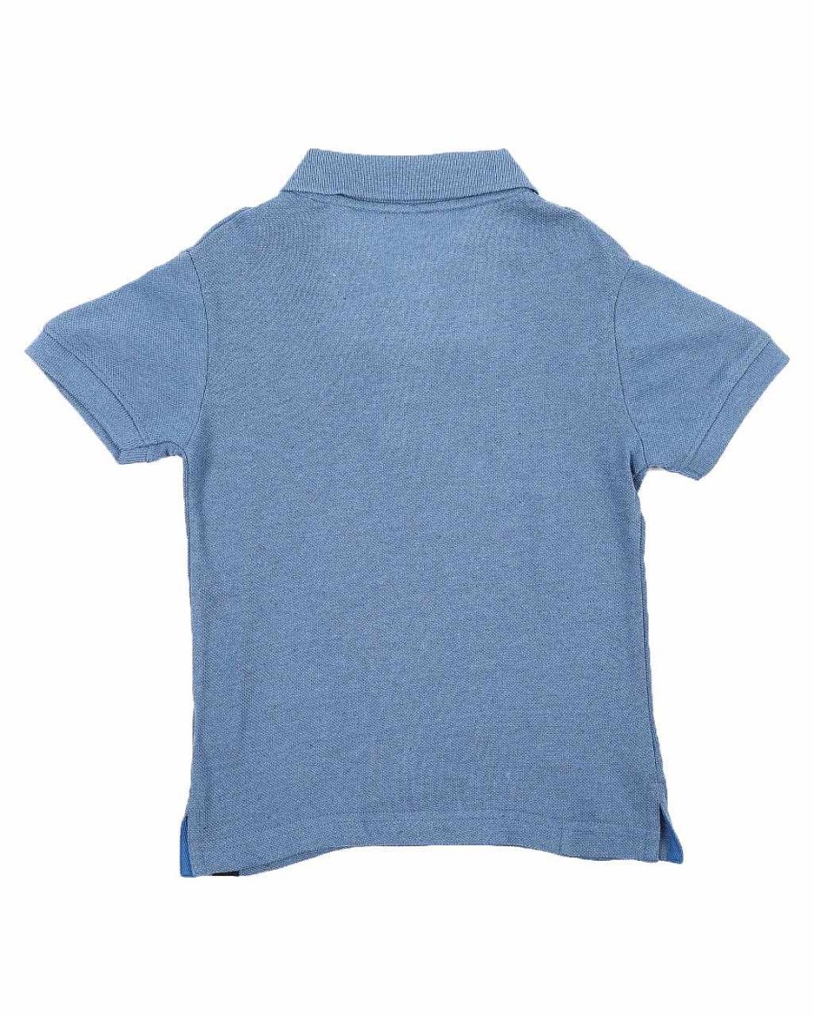 Jungen Rocawear T-Shirts | Jersey-Poloshirt Mit Kontrastfarbbesatz Blaugrun