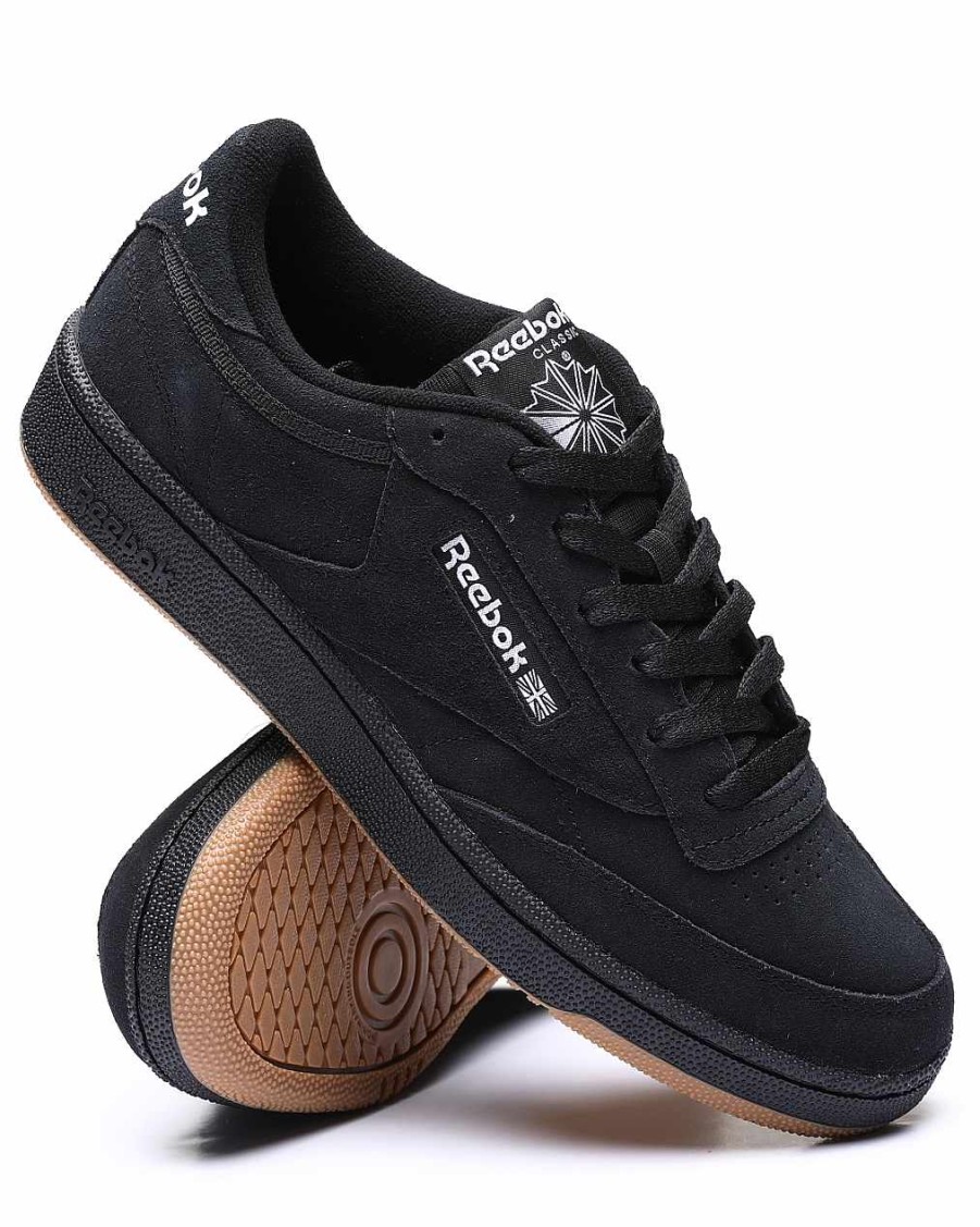 Manner Reebok Turnschuhe | Club C 85 Turnschuhe Schwarz-Weiss