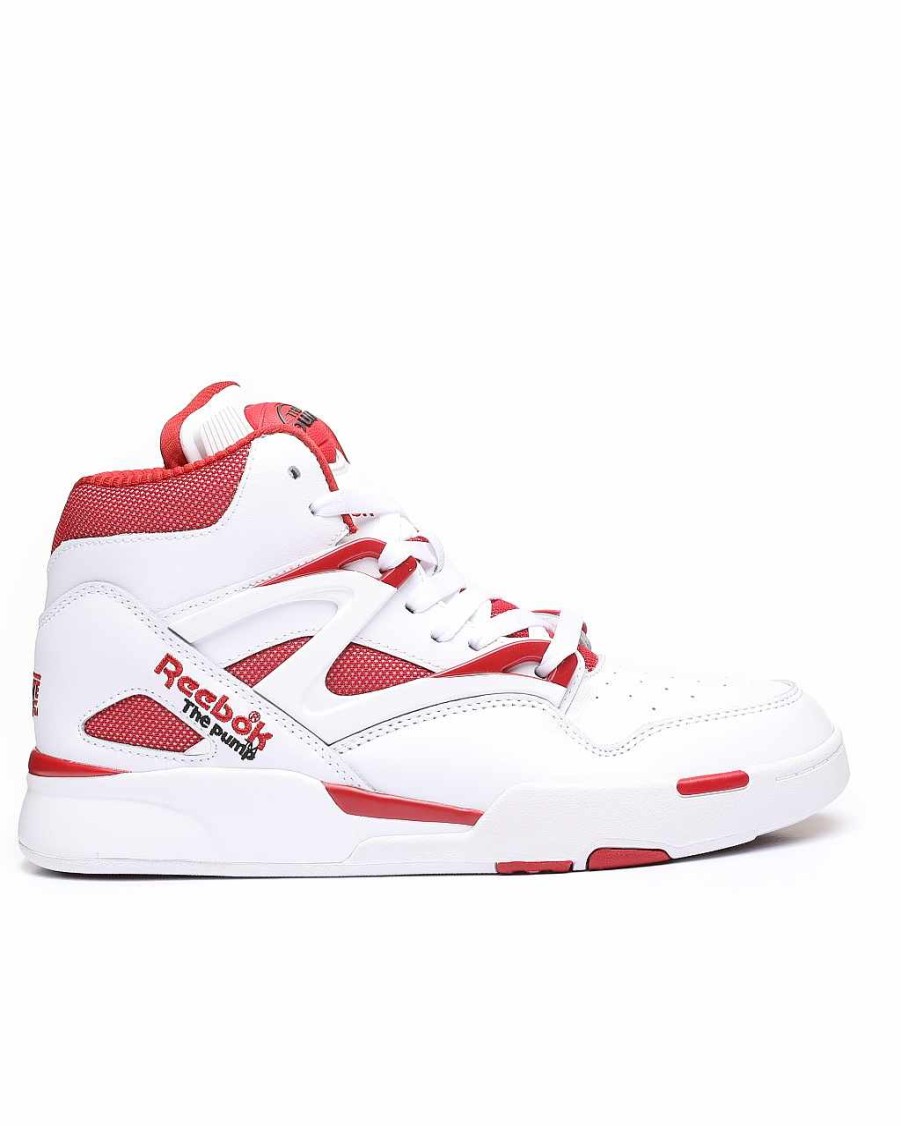 Manner Reebok Turnschuhe | Pump Omni Zone Ii Turnschuhe Weis Rot