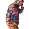 Manner Reason Leichte Jacken | Graffiti-Pufferjacke Braun