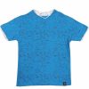 Jungen Rocawear T-Shirts | Bedrucktes Kontrast-T-Shirt Mit V-Ausschnitt Blau