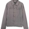 Manner Rebel Minds Leichte Jacken | Twill-Jacke Grau