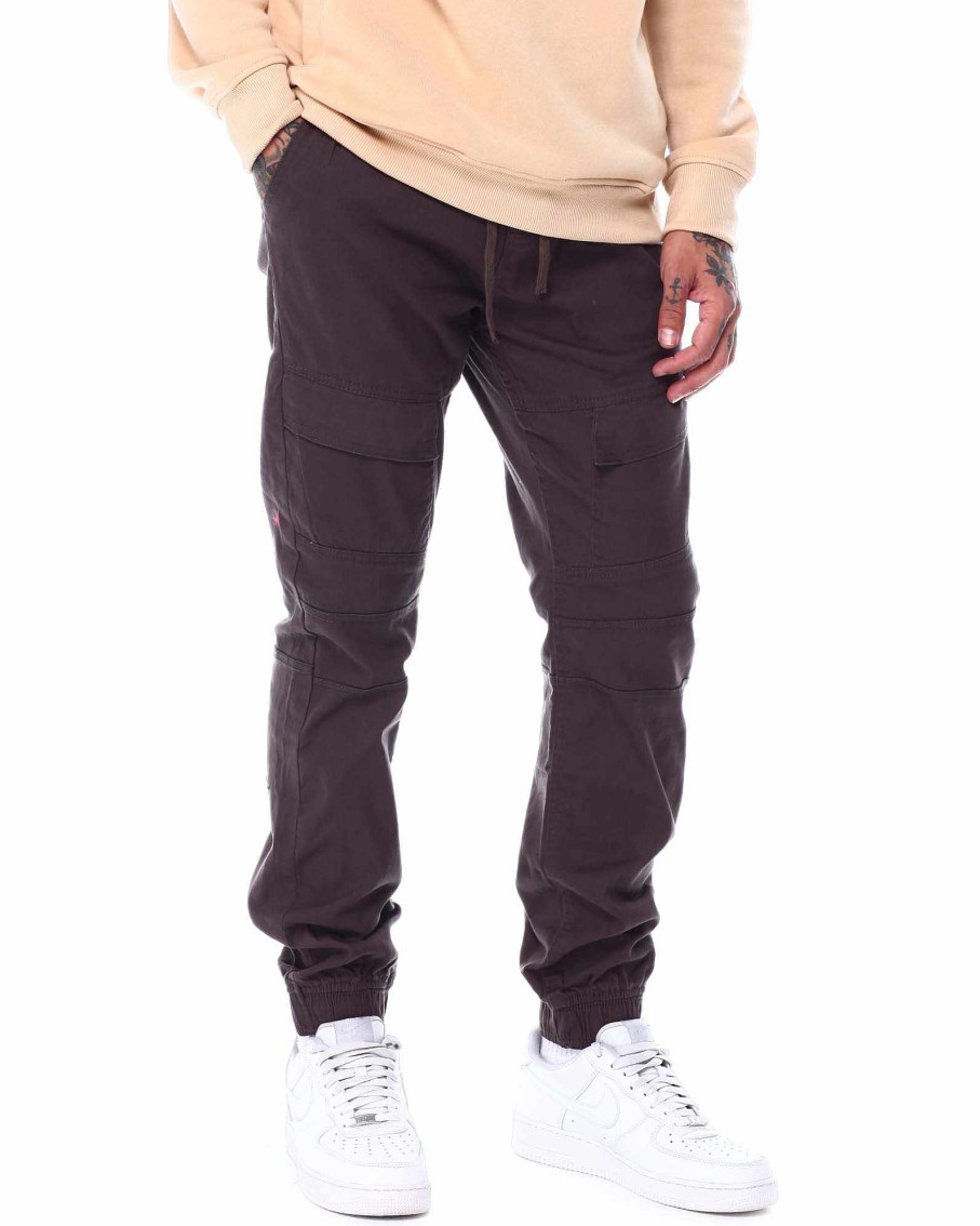 Manner Rocawear Cargohose | Joggerhose Aus Twill Zum Schneiden Und Nahen Holzkohle